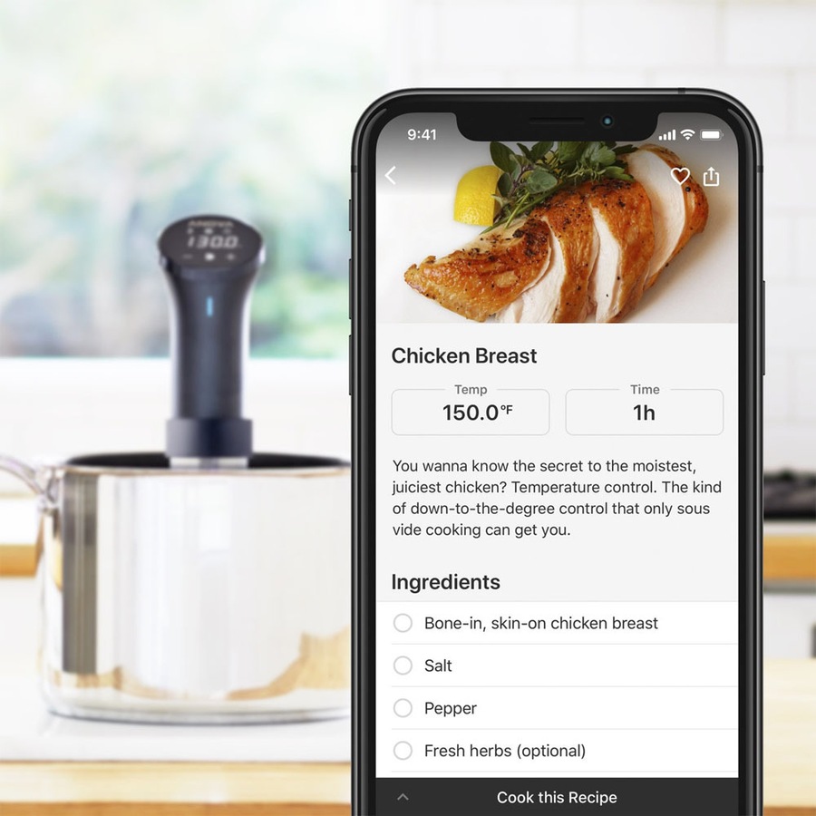 Anova Precision Electric Cooker Sous Vide 3.0 1000W Home Kitchen Cooking Tool