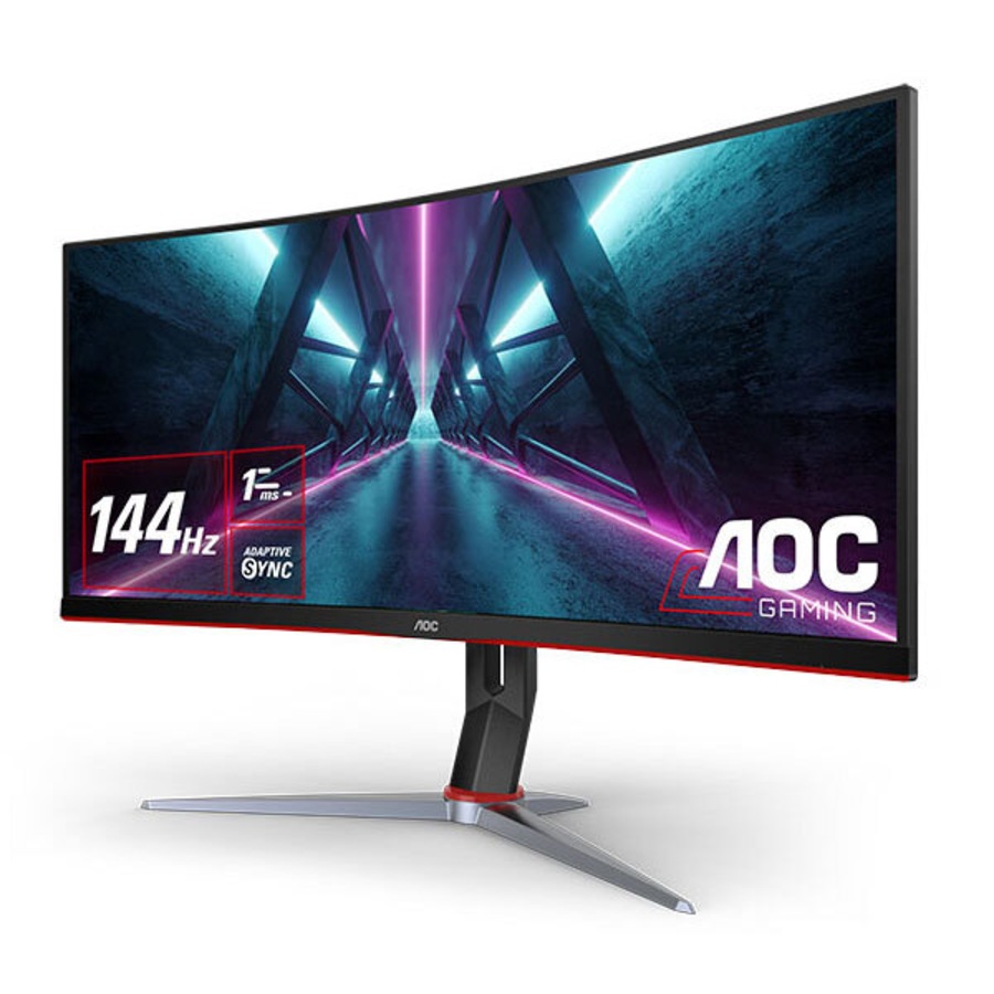 Buy AOC 34' Curved Gaming Monitor HDR 144Hz Ultra Fast 3440x1440 ...