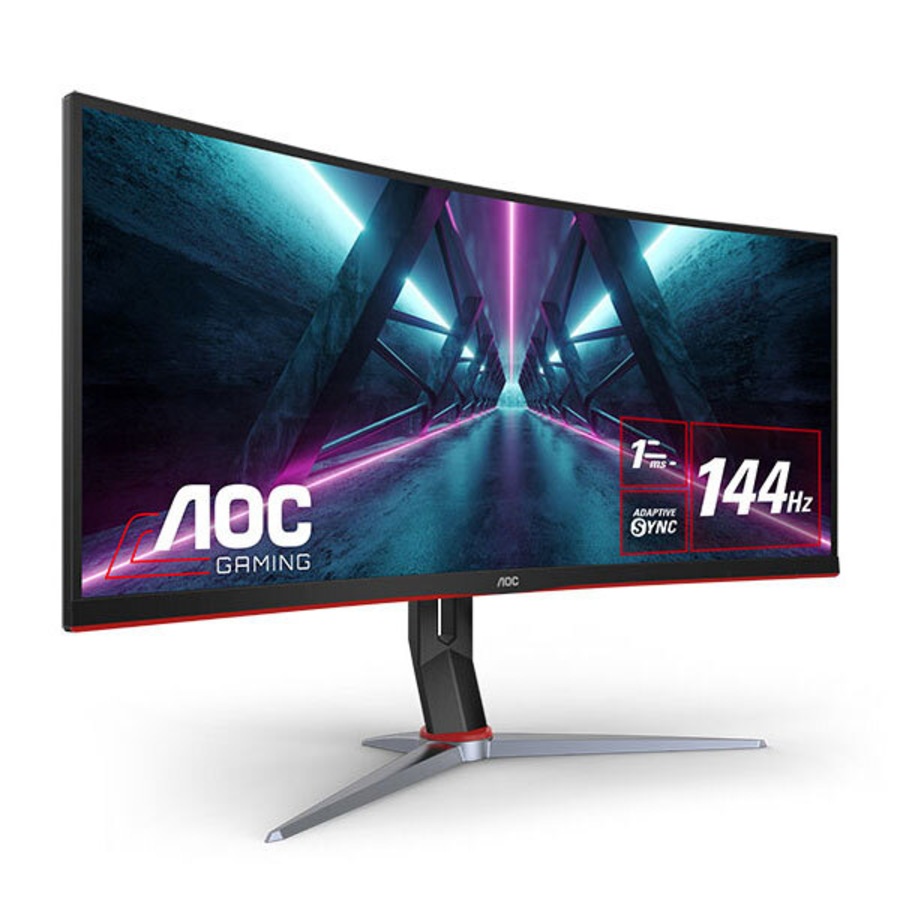 Buy AOC 34' Curved Gaming Monitor HDR 144Hz Ultra Fast 3440x1440 ...