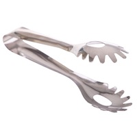 Appetito 19.5cm Stainless Steel Pasta Tongs Kitchen Food Clamp Serving Utensil
