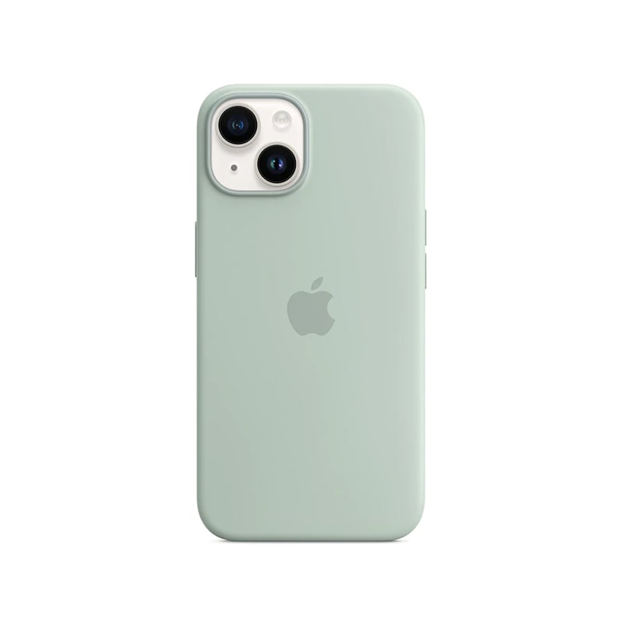 Apple Silicone Phone Protector Case with MagSafe Succulent For iPhone 14