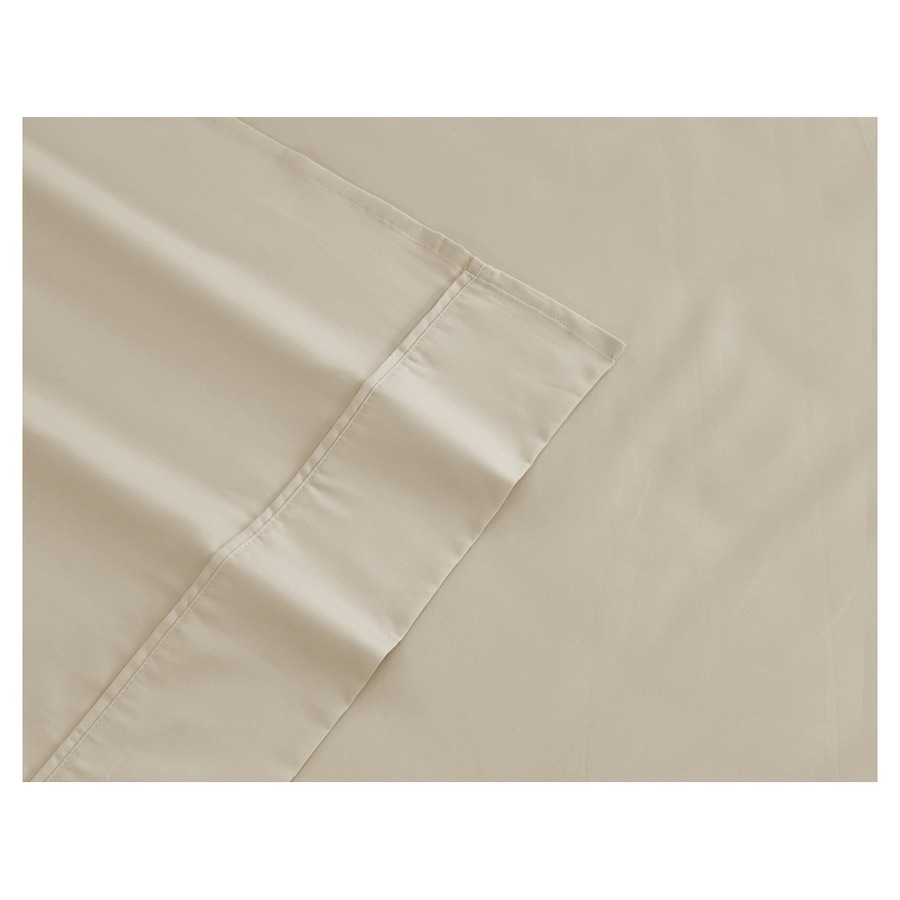 Ardor 1000TC Cotton Rich King Bed Sheet Set Home Bedding w/ Pillowcases Stone