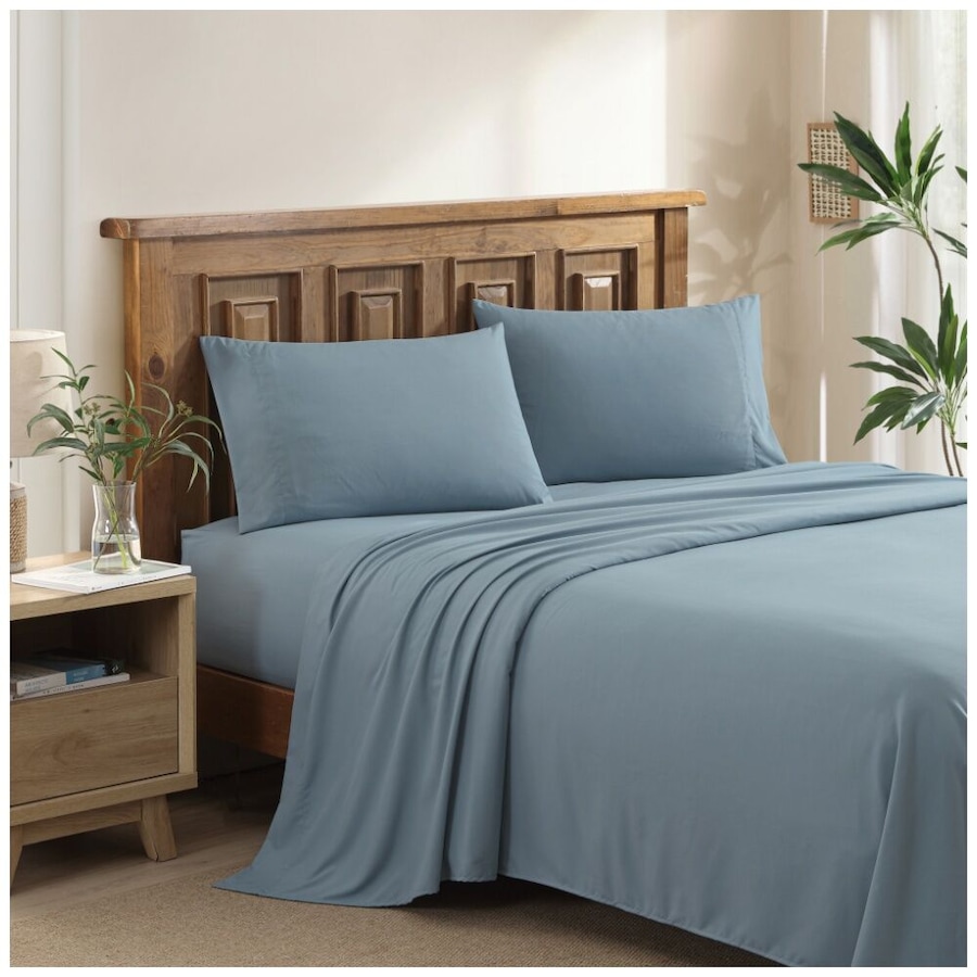 Ardor Australia's Softest Complete Bedding Sheet Set Double Blue