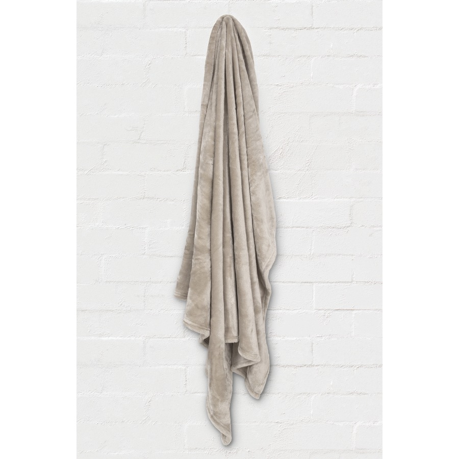 Ardor Boudior Throw Blanket 127x152cm Lucia Luxury Plush Velvet Stone Home Decor