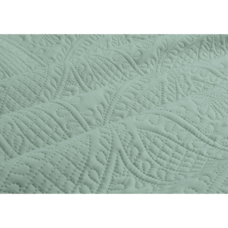 Ardor Boudoir Chateau Single Bed Microfibre Quilt Cover/Pillowcase Aqua Green