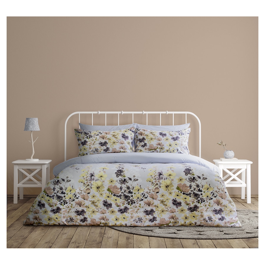 Ardor Boudoir King Bed Quilt/Doona/Duvet Cover Set w/ Pillowcases Gracie Multi