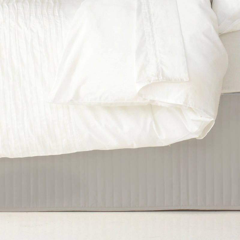 Buy Ardor Boudoir Queen Bed Quilted Valance Bedding Skirt Fit Base