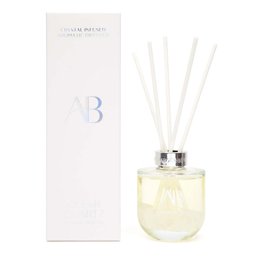 Aromabotanical Crystal200ml Reed Diffuser Scented Home Fragrance Clear Quartz