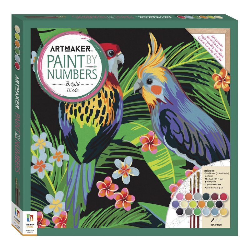 Buy Art Maker Paint by Numbers Bright Birds Painting Set Art/Craft