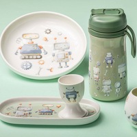 Buy Ashdene Robots Soldier Kids New Bone China Egg Cup & Snack/Dinner