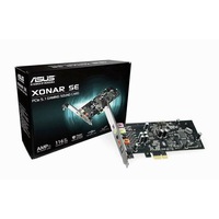 Asus Xonar SE 5.1 PCIe Gaming Sound Card 192kHz/24-bit Hi-Res Audio 116dB SNR