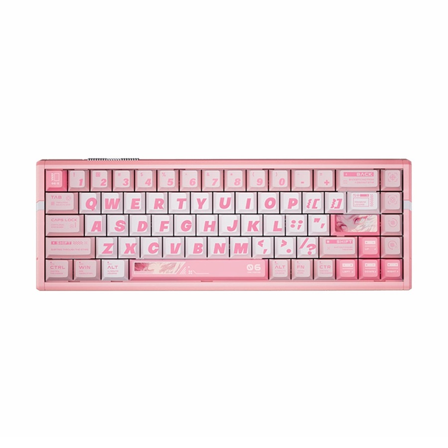 ATK RS6 Wired Aluminum Hall Effect Keyboard TTC RGB Rosy Fairy