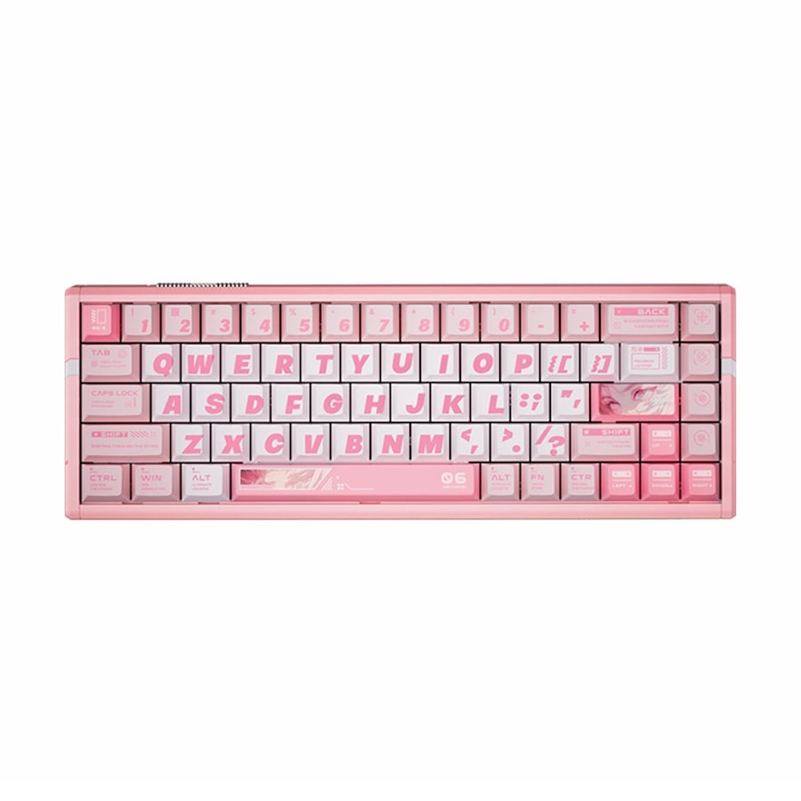 ATK RS6 Wired Aluminum Hall Effect Keyboard TTC RGB Rosy Fairy