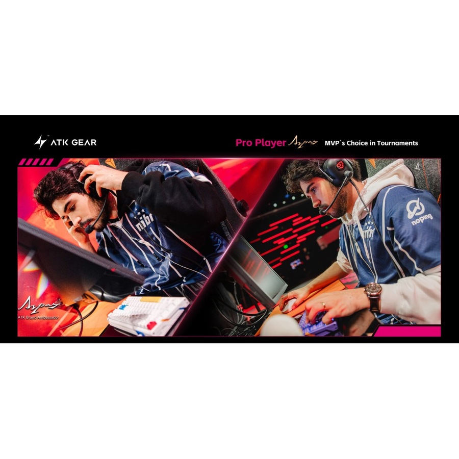 ATK RS6 Wired Aluminum Hall Effect Keyboard TTC RGB Rosy Fairy