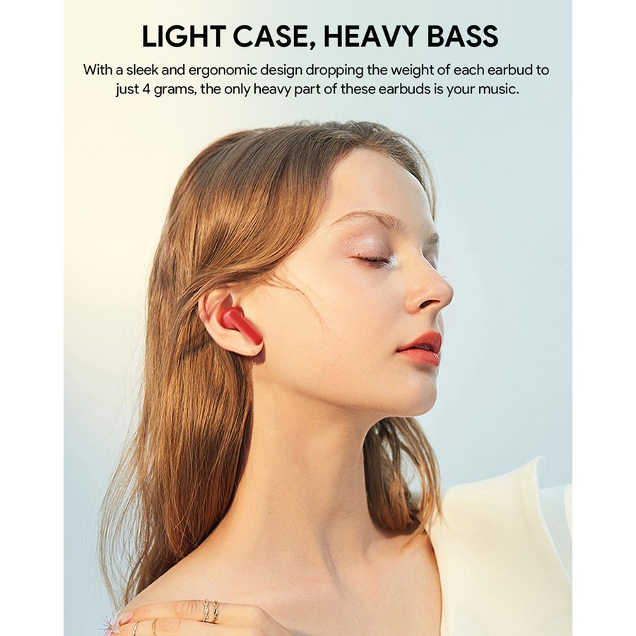 AUKEY MiniS True Wireless Bluetooth 5.1 Stereo Music Earbuds/Earphones Pink