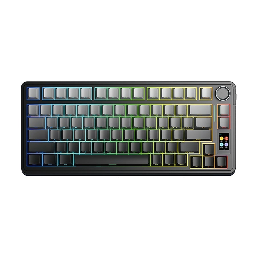 AULA S75 PRO Wireless Tri-Mode Gasket RGB Mechanical Keyboard Gradient Grey