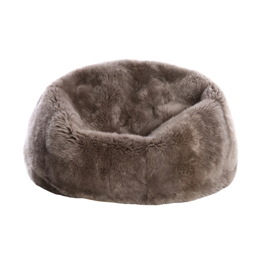 Auskin The Gulgong Sheepskin Long Wool Soft Bean Bag Home/Room Decor Vole