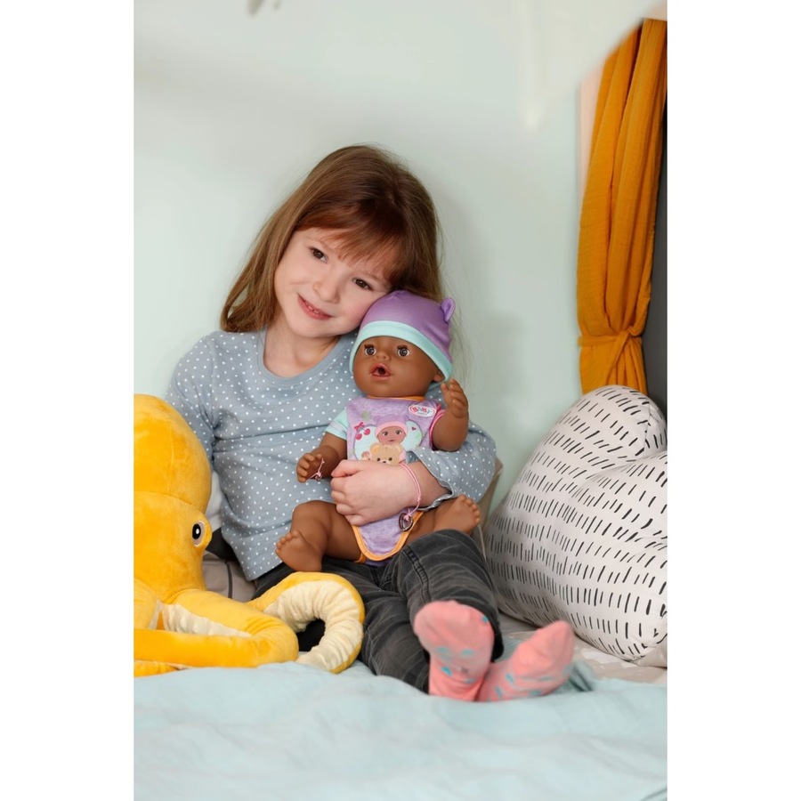 BABY Born Eva Baby Doll W/ Ten Lifelike Functions & Fun Acceccories 3y+ 43cm