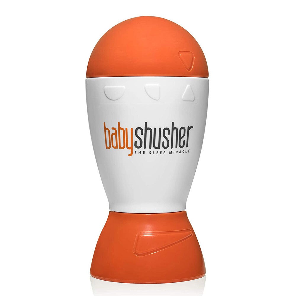Baby Shusher Soothes Newborn Portable Rhythmic The Sleep Miracle w/Straps Orange