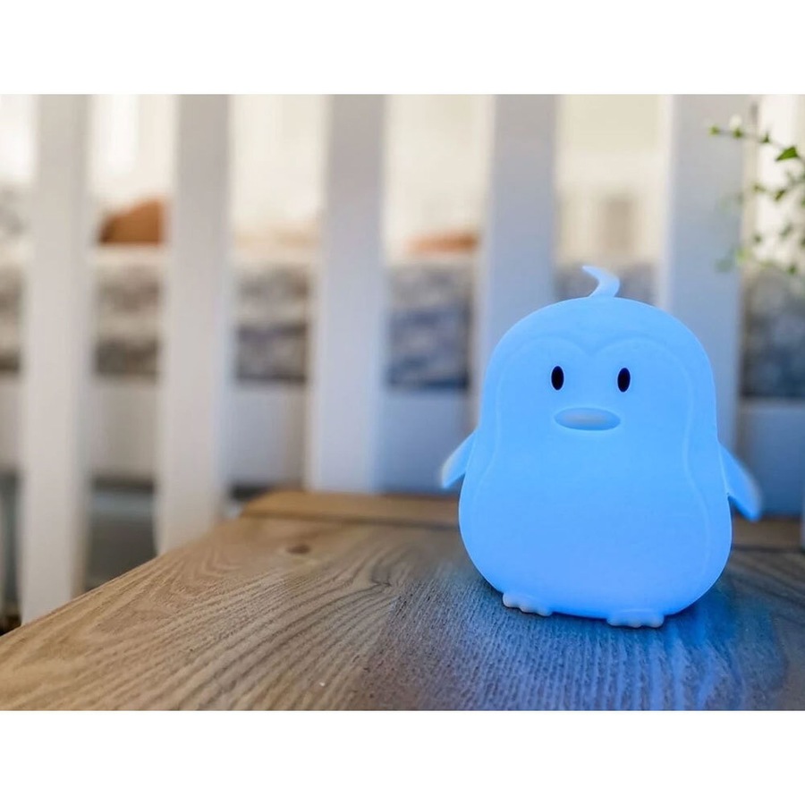 Baby Studio 12cm Soft Night Light/Silicone Baby/Children Nursery Lamp Penguin