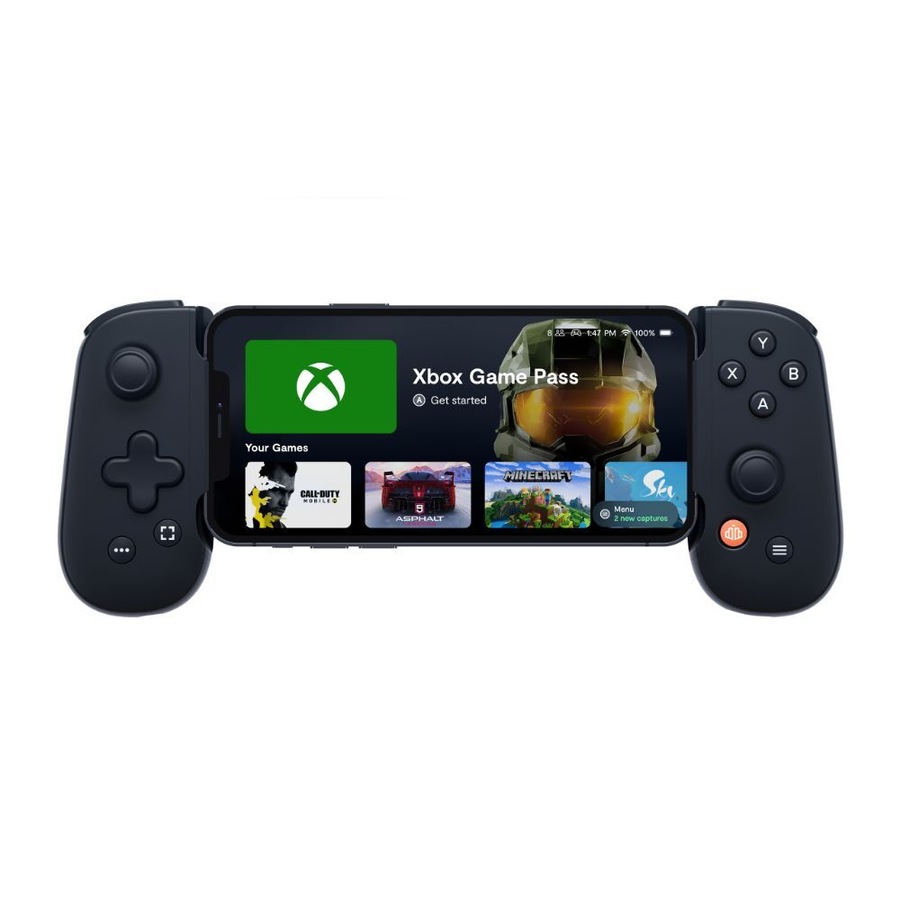 Backbone One Mobile Gaming Controller/Gamepad Xbox Edition For iPhone 13/12 BLK