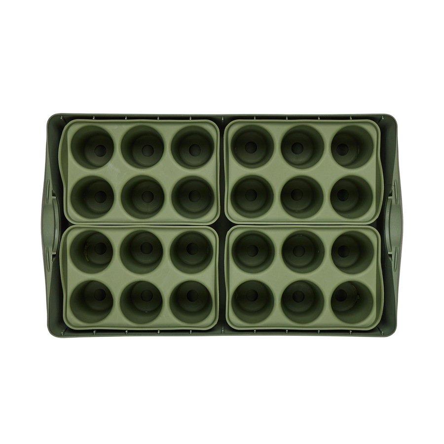 Backyard Farmer Flori Outdoor Backyard Seed/Seedling Propagation Kit Green