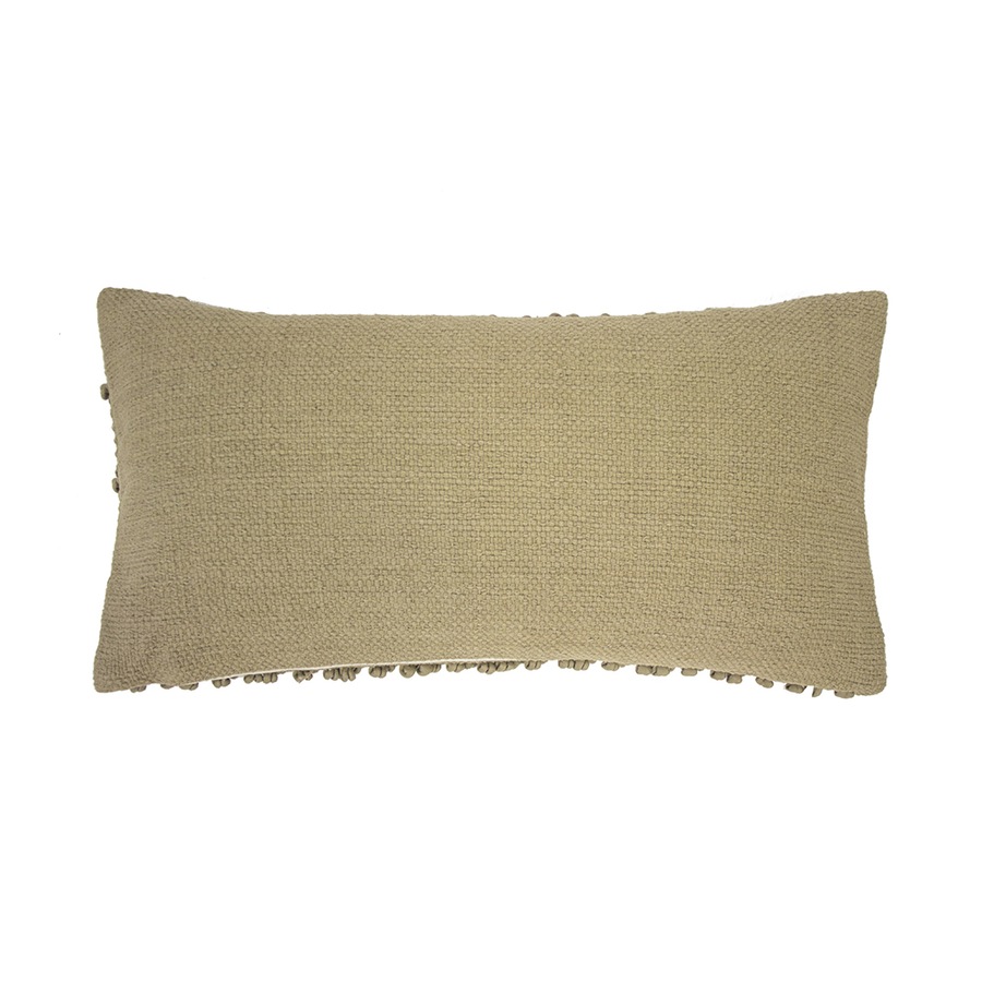 Bambury Home Decor Decorative Glenelg Cushion 30x60cm Flax Cotton Woven