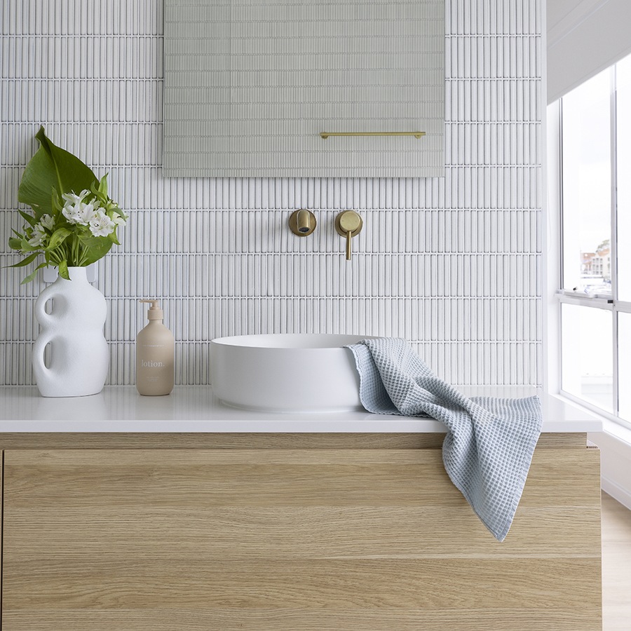 Bambury Home Living Ultra soft Waffle Hand Towel 40x70cm Cloud 40 x 70cm