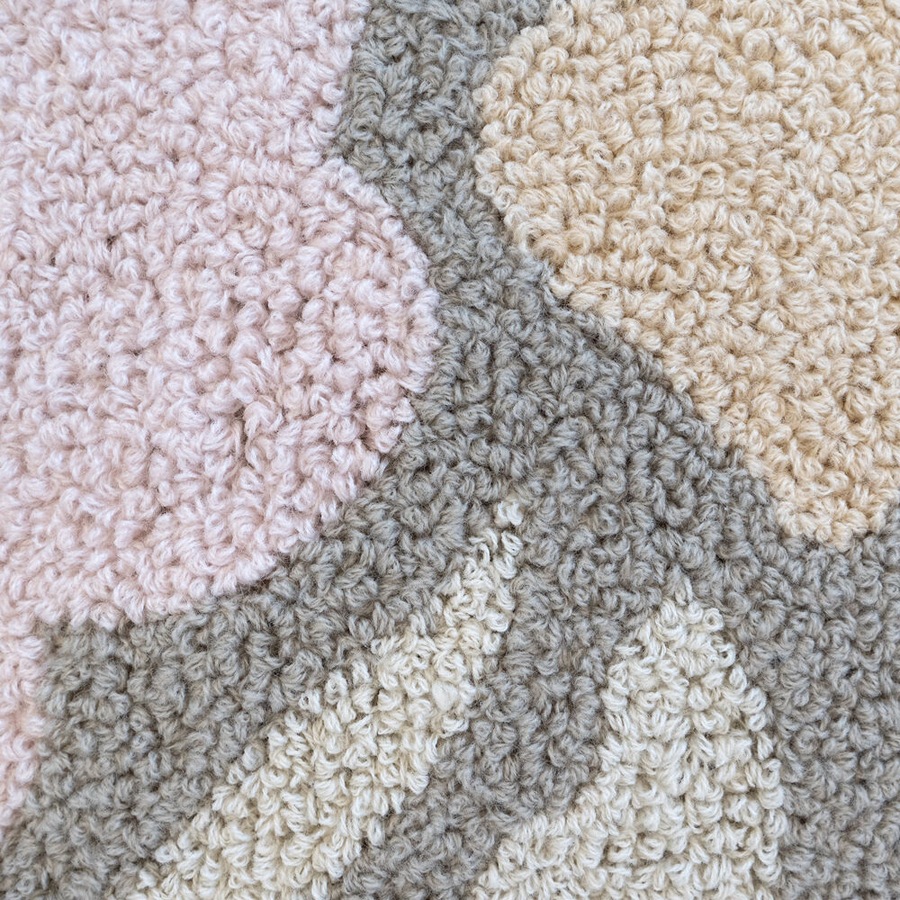 Bambury Lulu Square Sofa Cushion Decorative Throw Pillow 50x50cm Taupe