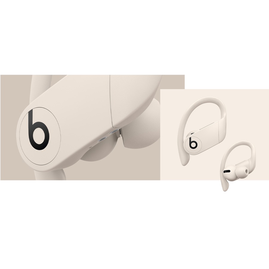 Beats Powerbeats Pro Wireless Bluetooth In Ear Hook Sport Earphones Ivory w/Case