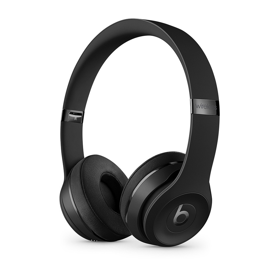 Beats Solo3 Bluetooth/Wireless On-Ear Headphones/Headset w/Microphone/Case Black