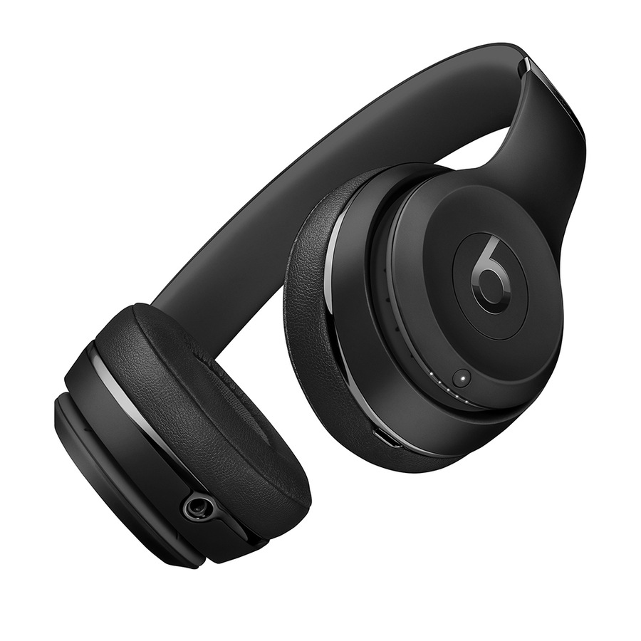 Beats Solo3 Bluetooth/Wireless On-Ear Headphones/Headset w/Microphone/Case Black