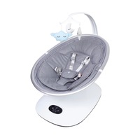 Bebe Care Serene 68x75cm Cradle/Rocker/Bassinet Electric Baby Swing Cool Grey 0+