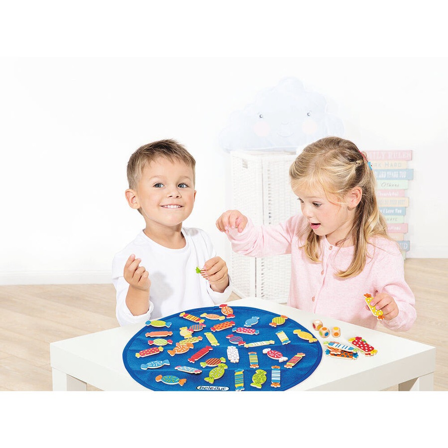 Beleduc Candy Colour Dice Matching Educational Board Game Kids/Children - 3y+
