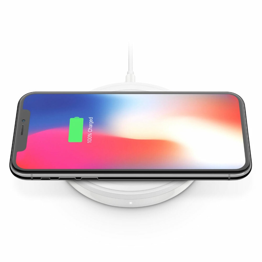 Belkin Boost Up Wireless Charging Pad/Mat 10W Qi Charger f/ iPhone X/8 8+ White