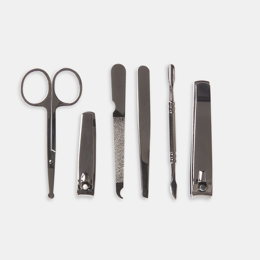 Ben Sherman Men's Manicure Set Nail Clipper/Tweezer Pedicure Grooming Kit Tan