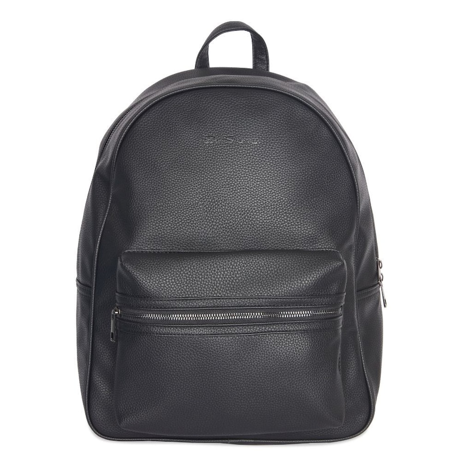 Ben Sherman Pebble Zipped Backpack Outdoor/Travel Storage Carry Bag Black