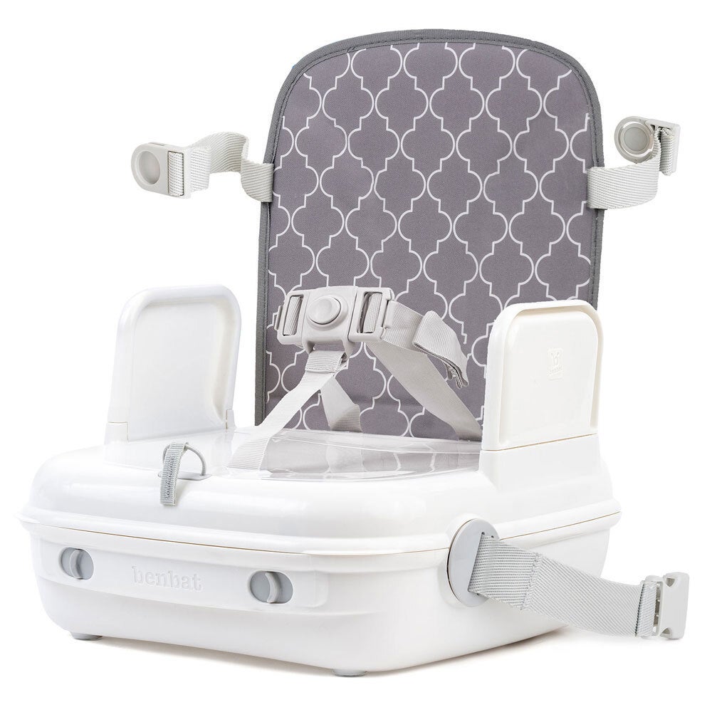 BenBat YummiGo 2 in 1 Feed & Go Booster/Storage Case Baby/Kids High Chair Grey