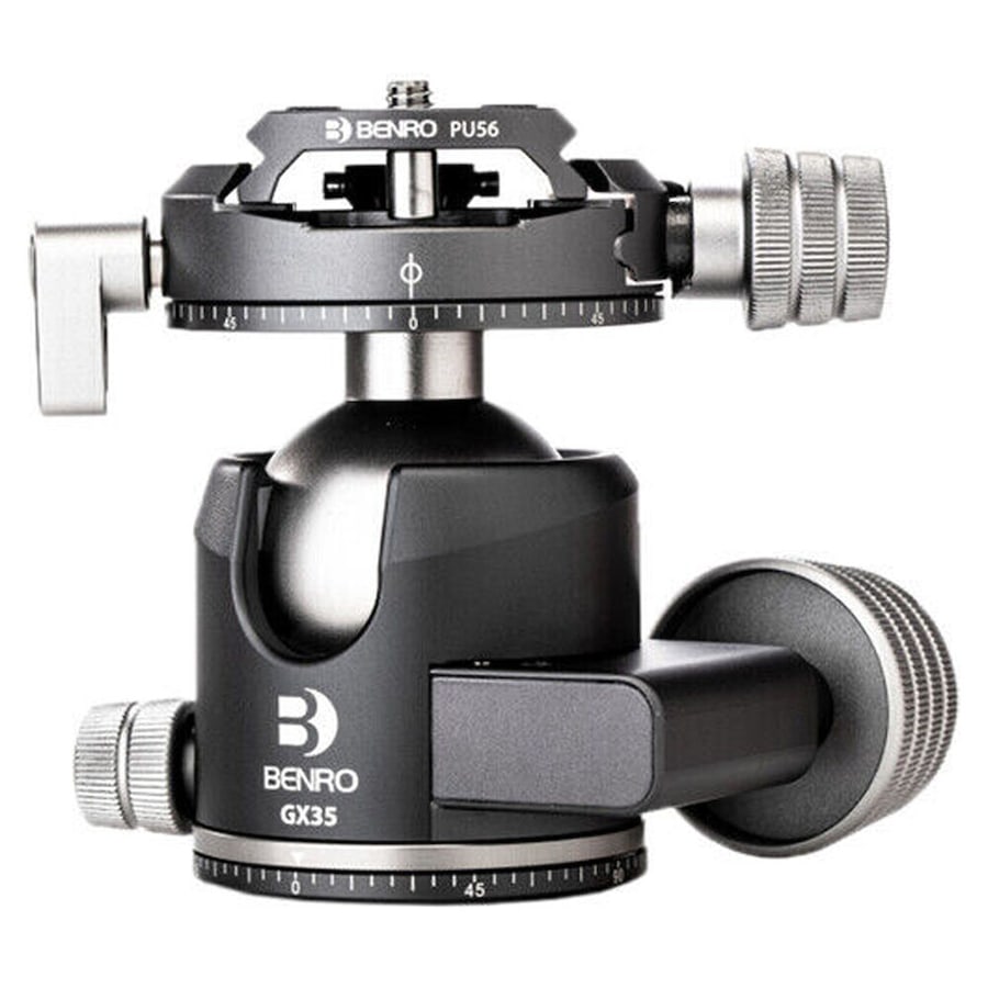 Benro GX35 Low Profile Ball Head PU56 Plate Camera Mount Upto 30kg Black