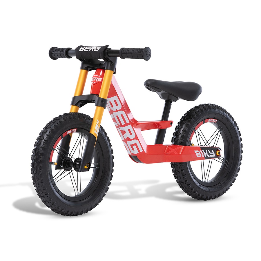 Berg Biky Cross Push Balance Bike for Kids – Red, Age 2-5