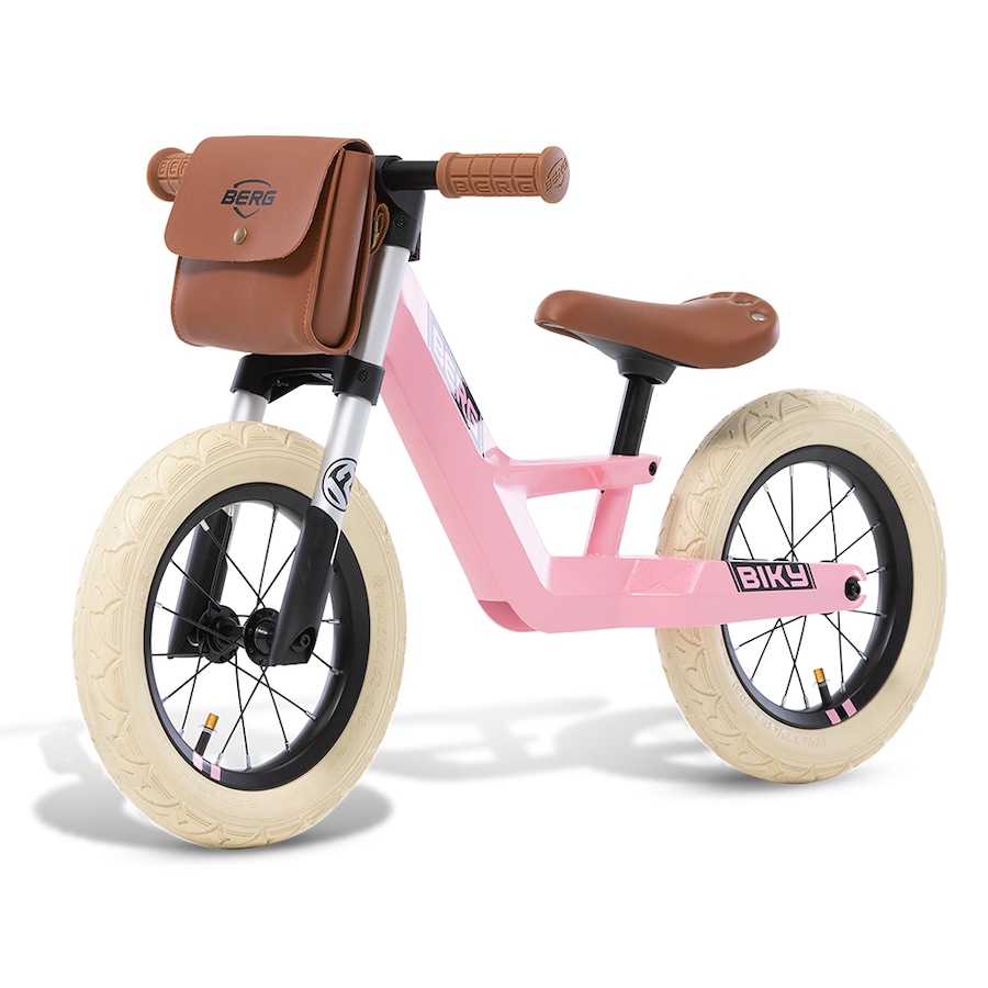 Berg Biky Retro Push Balance Bike for Kids Pink Age 2-5