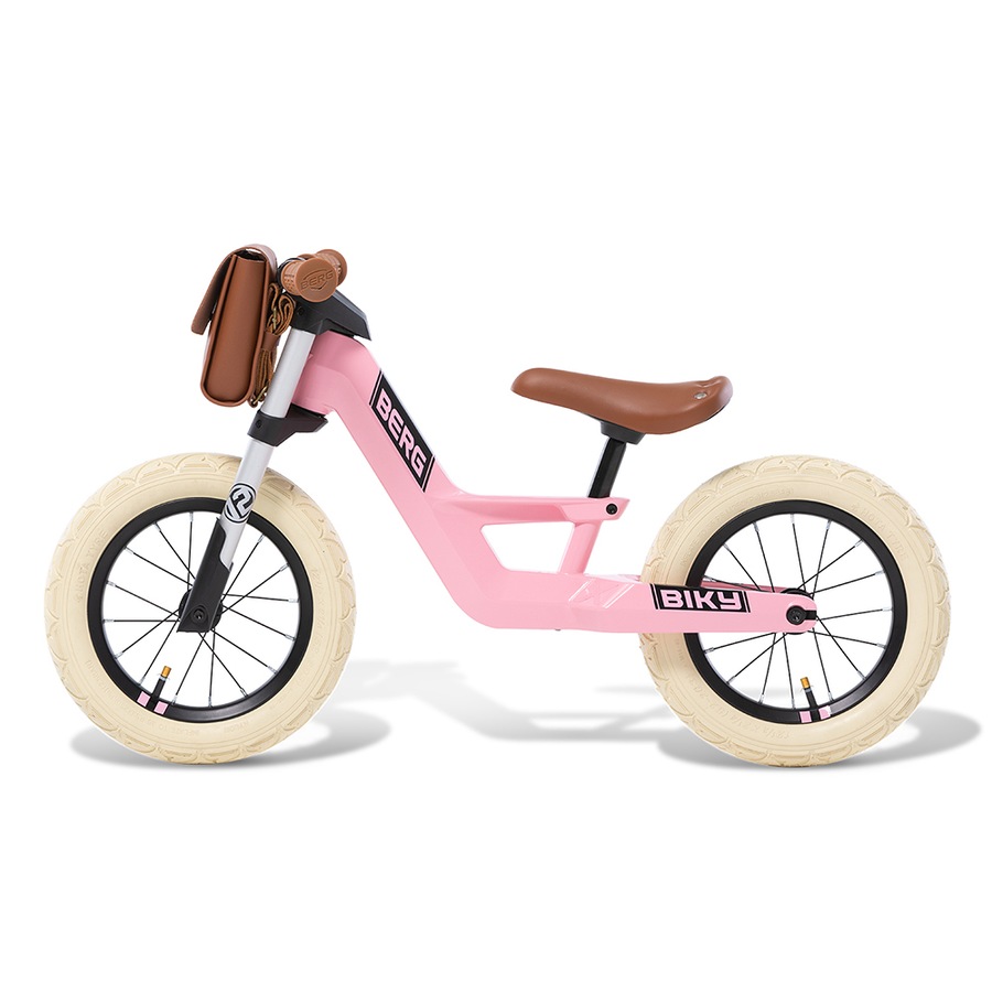 Berg Biky Retro Push Balance Bike for Kids Pink Age 2-5