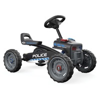 Berg Buzzy Police Kids/Children's Pedal Go Kart Ride On Toy Blue/Black 2-5y