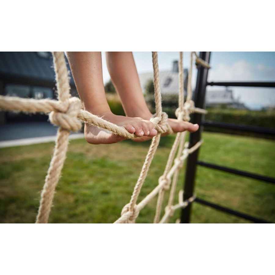 Berg Playbase Nylon Kids/Childrens Climbing Rope Net Large 360x235cm Brown