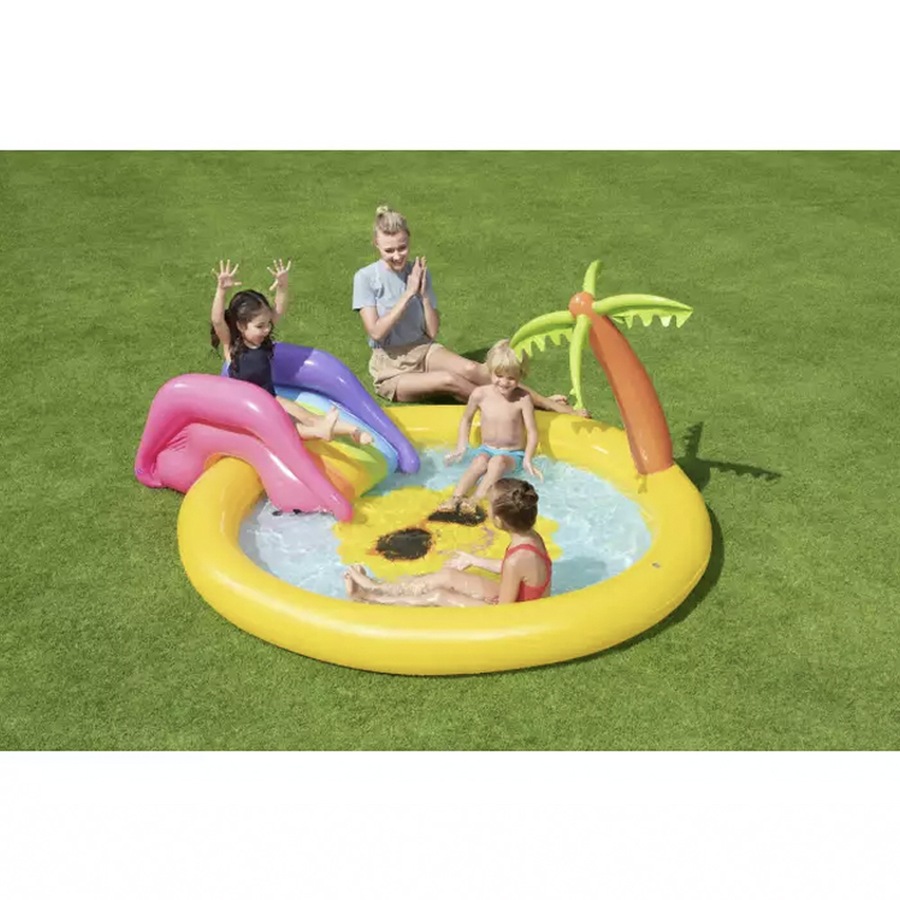 Bestway H2OGO! 237cm Kids Inflatable Pool Sunnyland Splash Play Set 2y+ Toy