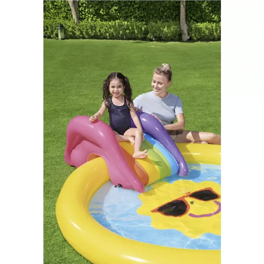 Bestway H2OGO! 237cm Kids Inflatable Pool Sunnyland Splash Play Set 2y+ Toy