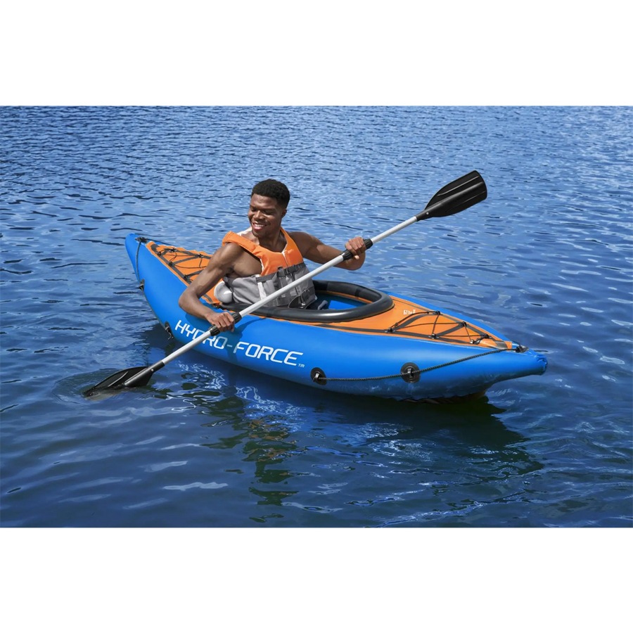 Bestway Hydro-Force 2.75mx81cm Cove Champion Inflatable Kayak w/ Paddles Set