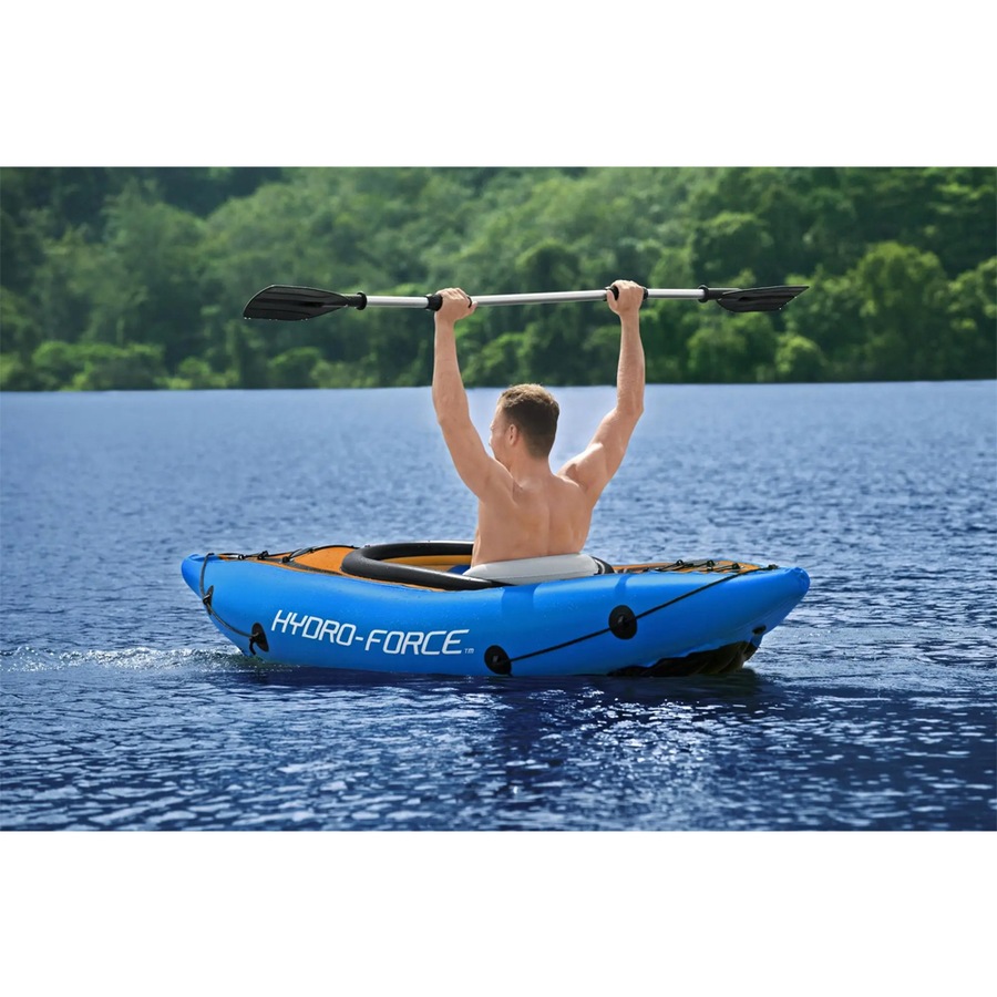 Bestway Hydro-Force 2.75mx81cm Cove Champion Inflatable Kayak w/ Paddles Set