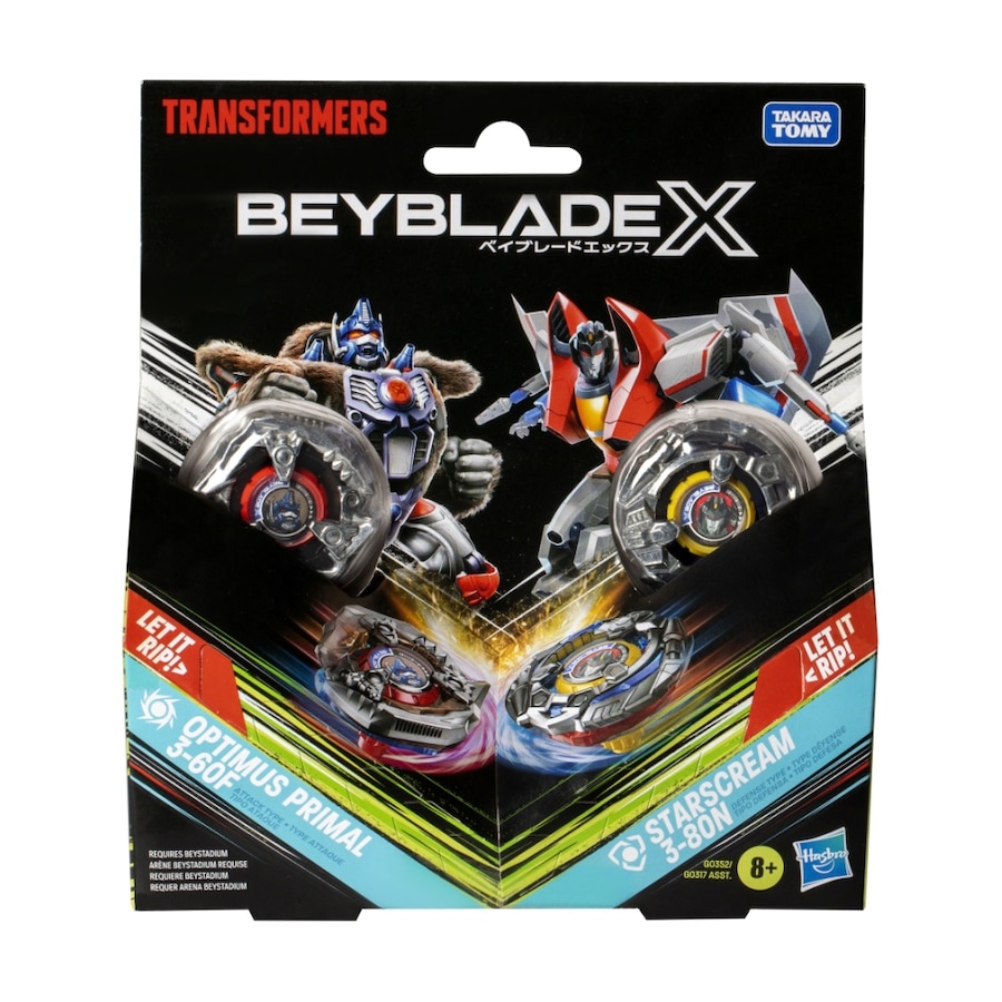 Beyblade X Kids Battle Play Toy Set W/ Launchers Transformers Assorted