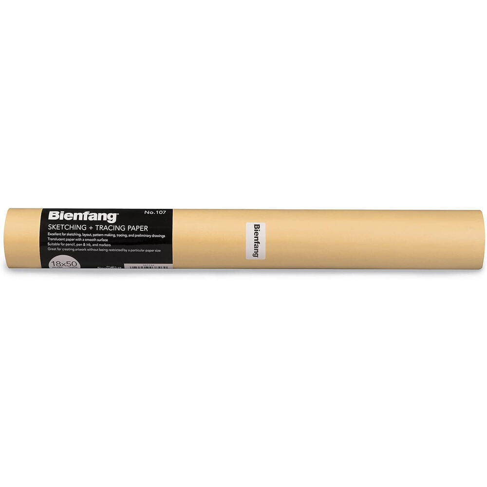 Buy Bienfang Lightweight Canary Yellow Tinted Tracing Paper Roll 28gsm ...